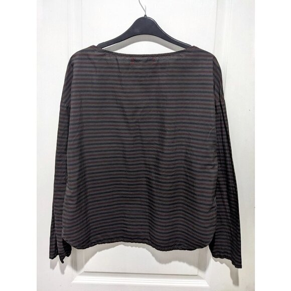 XiRENA | Striped boat neck popover top - Picture 2 of 6